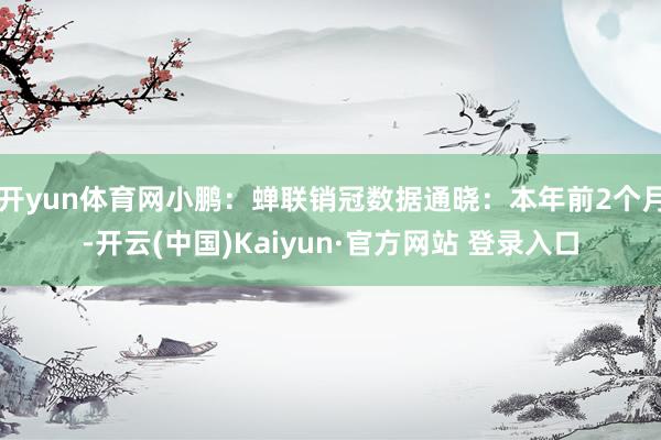 开yun体育网小鹏:蝉联销冠数据通晓:本年前2个月-开云(中国)Kaiyun·官方网站 登录入口