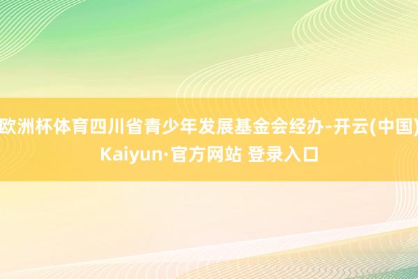 欧洲杯体育四川省青少年发展基金会经办-开云(中国)Kaiyun·官方网站 登录入口
