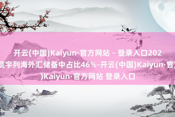 开云(中国)Kaiyun·官方网站 - 登录入口2024年好意思元辞寰宇列海外汇储备中占比46%-开云(中国)Kaiyun·官方网站 登录入口